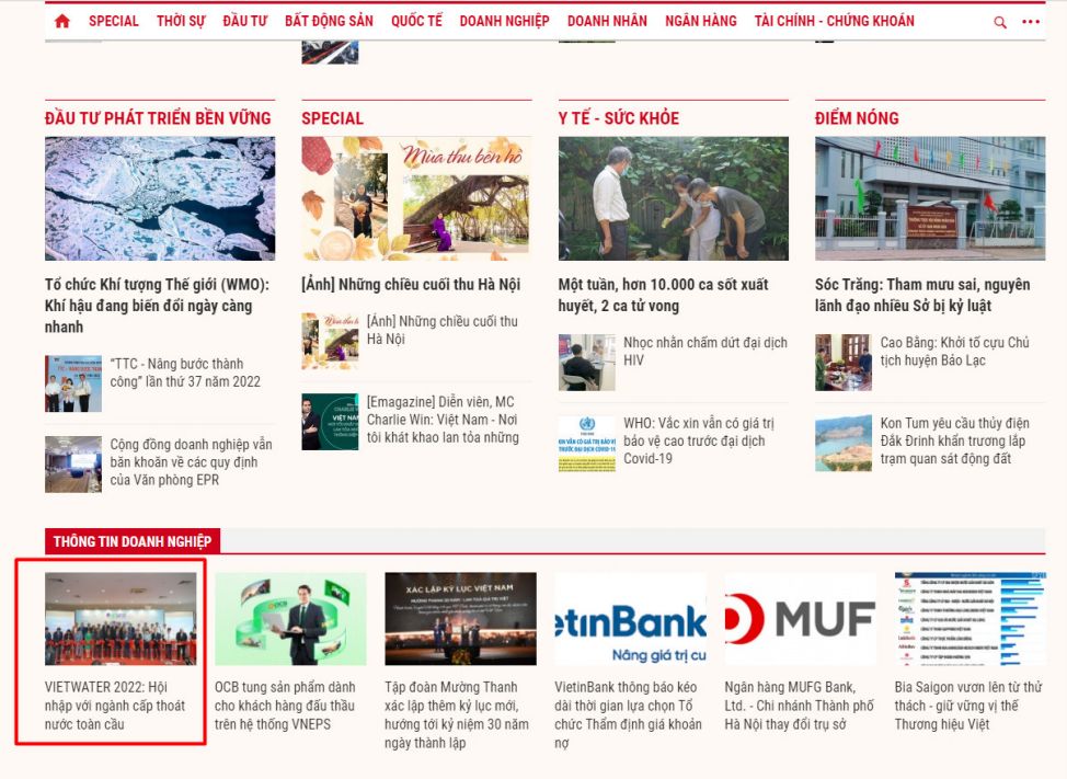 DAU TU NEWSPAPER